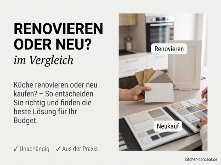 Küche renovieren oder neu kaufen? So entscheiden Sie